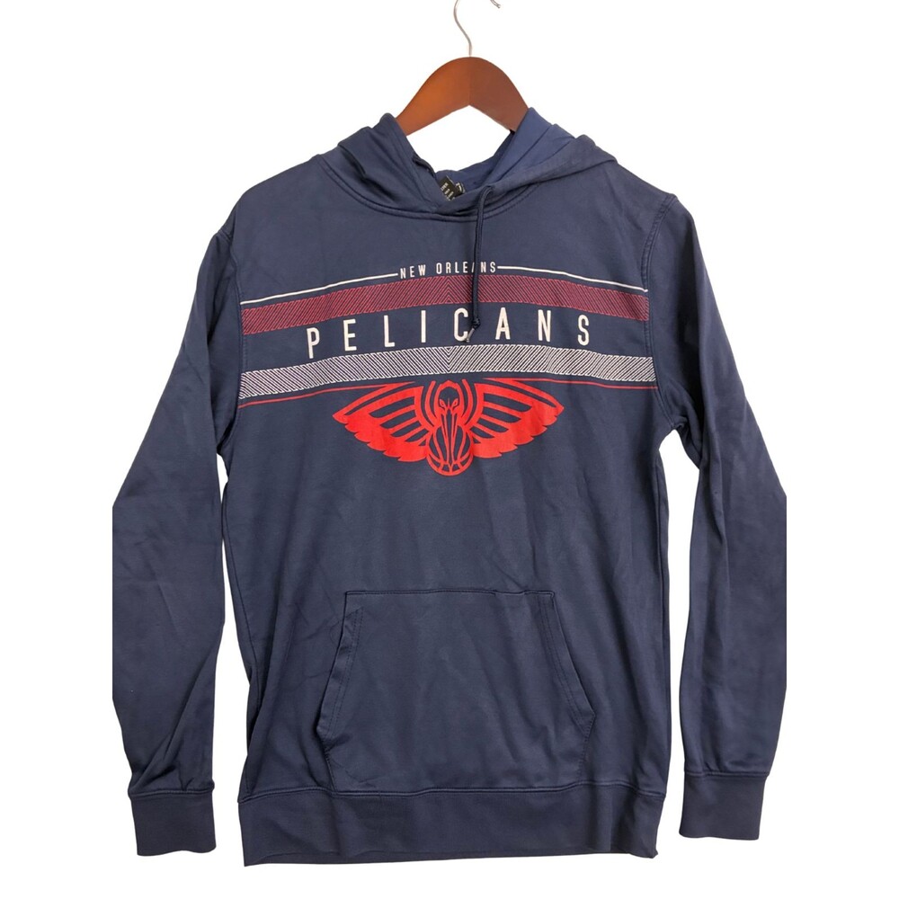 UNK NBA New Orleans Pelicans Hoodie Mens M Navy Blue Performance Pullover